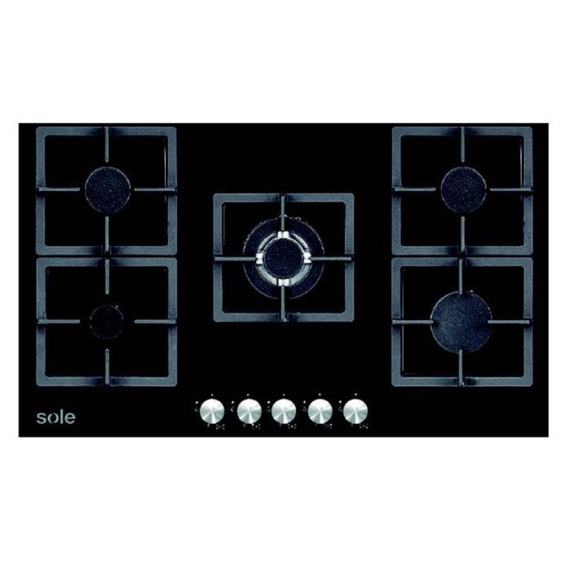 SOLE - Cocina a Gas Sole Empotrable 5 Quemadores SOLCO041