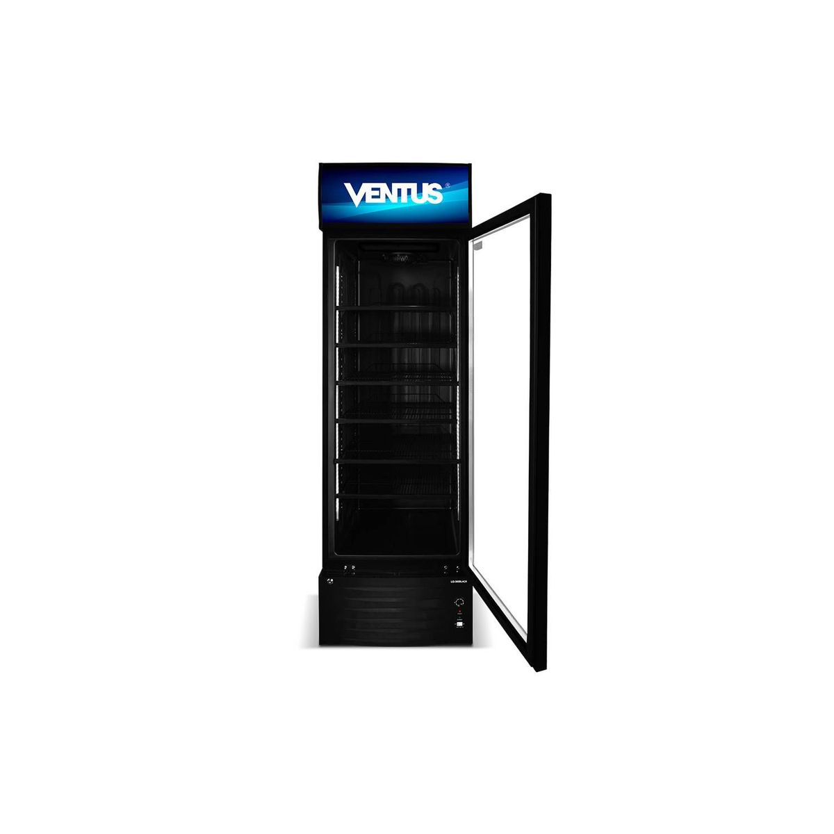 VENTUS - VISICOOLER VENTUS 360L 1 PUERTA LG-360 BLACK