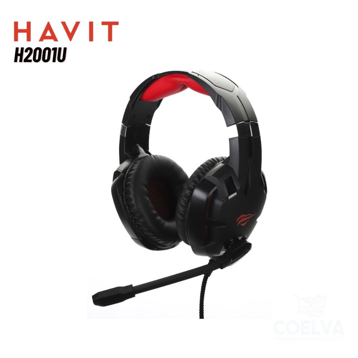 HAVIT - Havit GAMENOTE H2001U Audífono Gamer Alámbrico Micrófono flexible