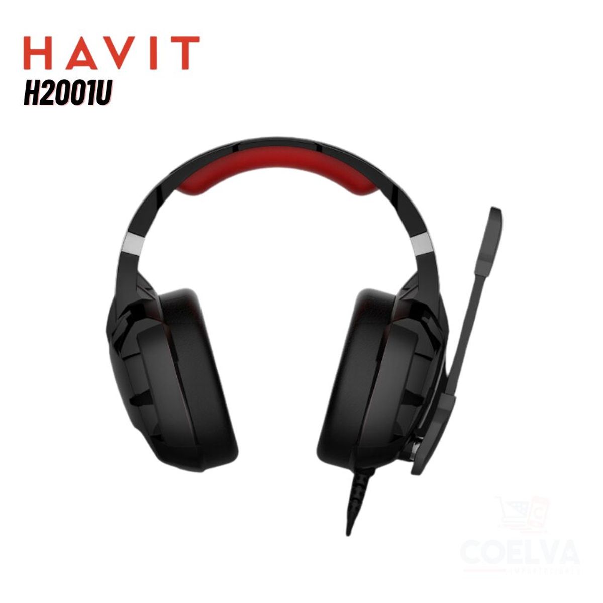 HAVIT - Havit GAMENOTE H2001U Audífono Gamer Alámbrico Micrófono flexible