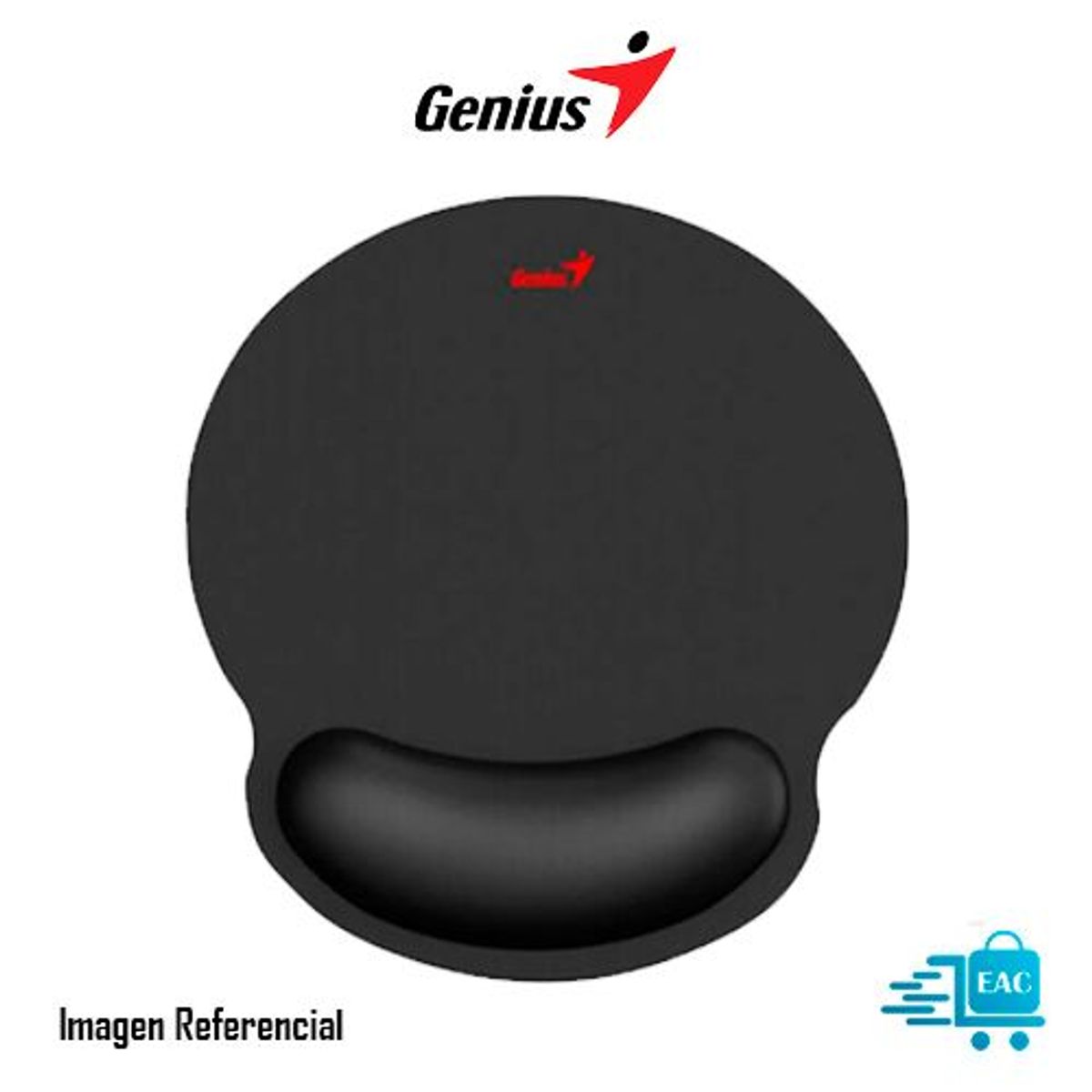 GENIUS - PAD MOUSE GENIUS G-WMP 100 C/DESCANSA MUÑECA, NEGRO P/N: 31250011400
