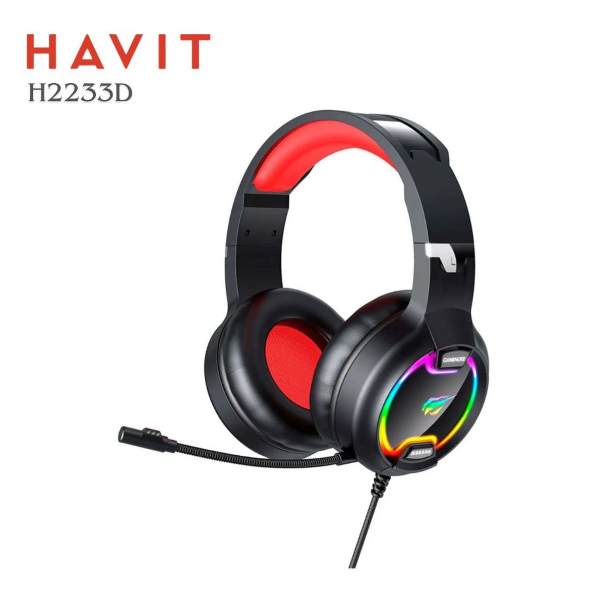 HAVIT - Havit GAMENOTE H2233D Audífono Gamer Iluminación RGB con Micrófono