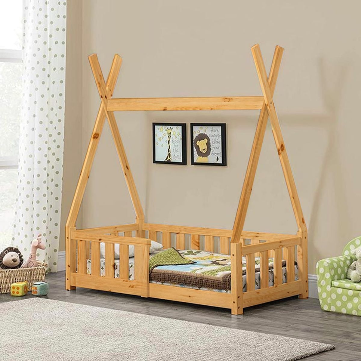 MOVENDA - Cama Montessori Amaru Plaza y Media Movenda