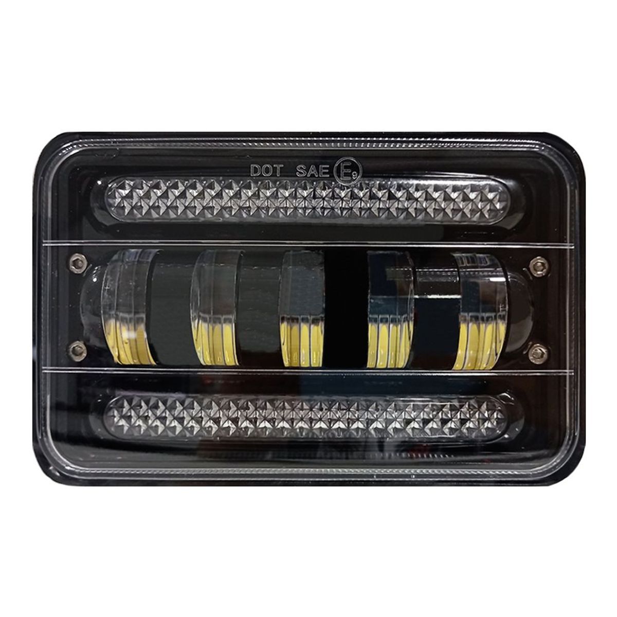GENERICO - Faro Led Rectangular 40 WATTS Luz Blanca 5 LED Marca Lux Led