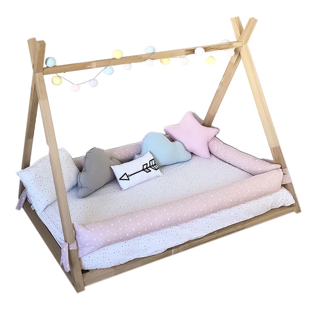 MOVENDA - Cama Montessori Qori Plaza y Media Movenda