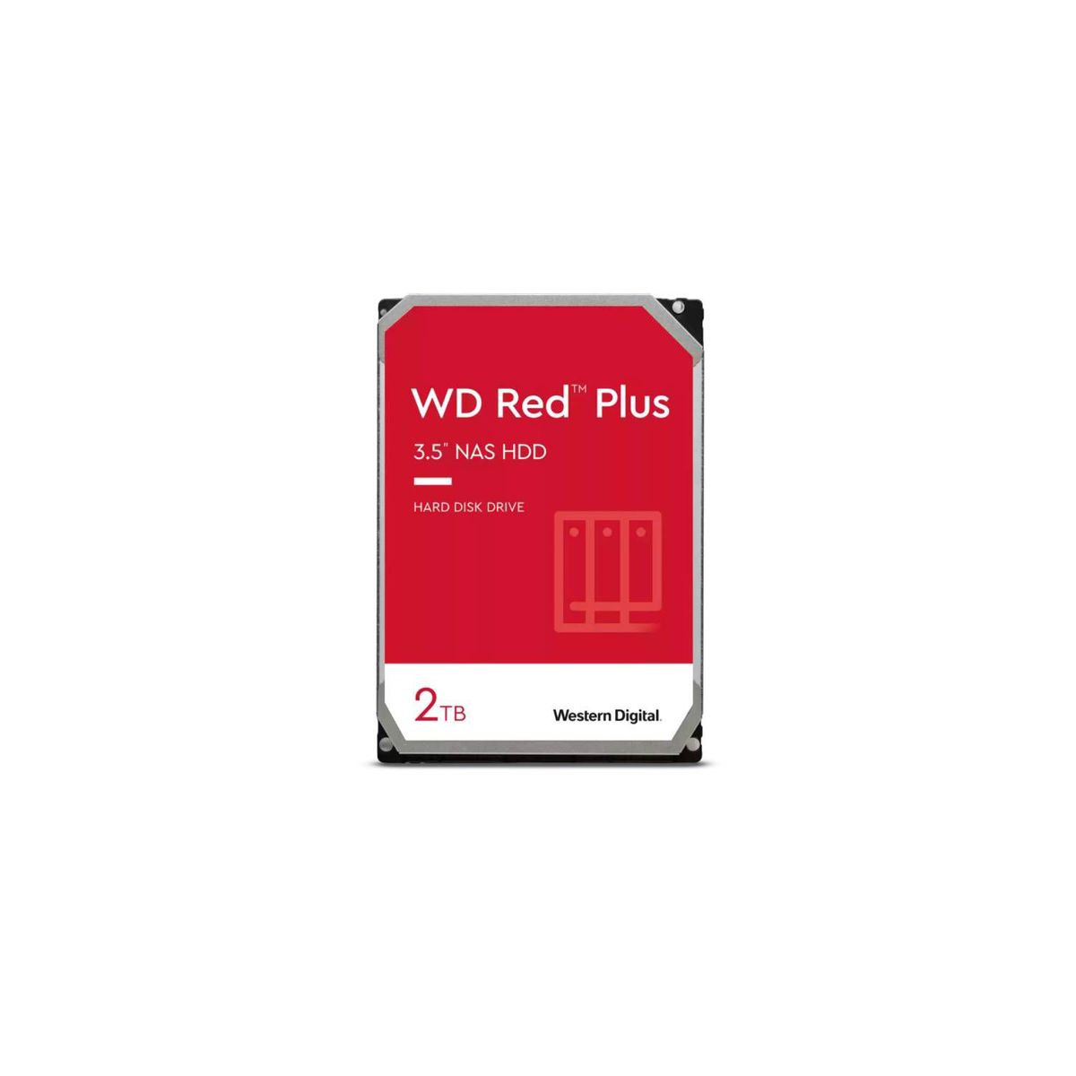 WESTER DIGITAL - Disco duro WD Red Plus WD20EFZX 2TB SATA 5400rpm 35 Cache 128MB