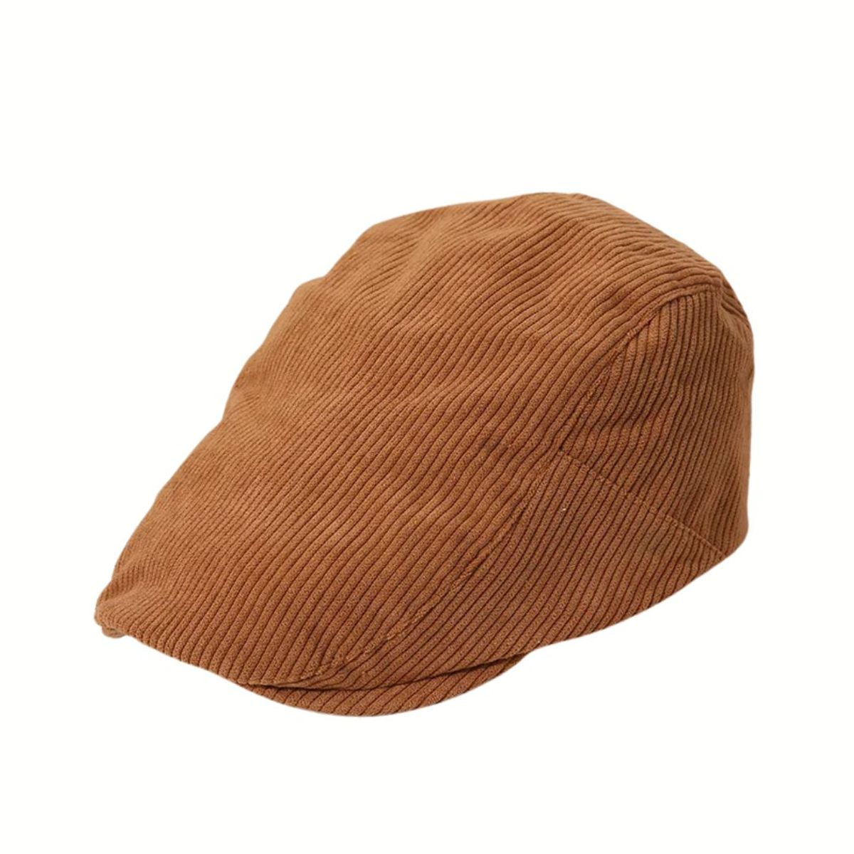 KAST PE - Boina Gorra Unisex de Corduroy Edwin - Camel