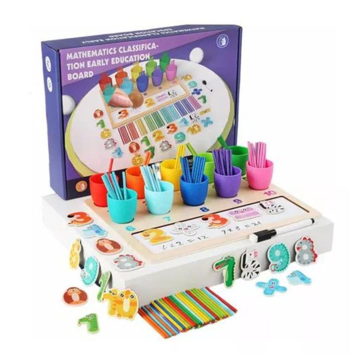 GENERICO - Tablero Imantado Montessori Para Contar