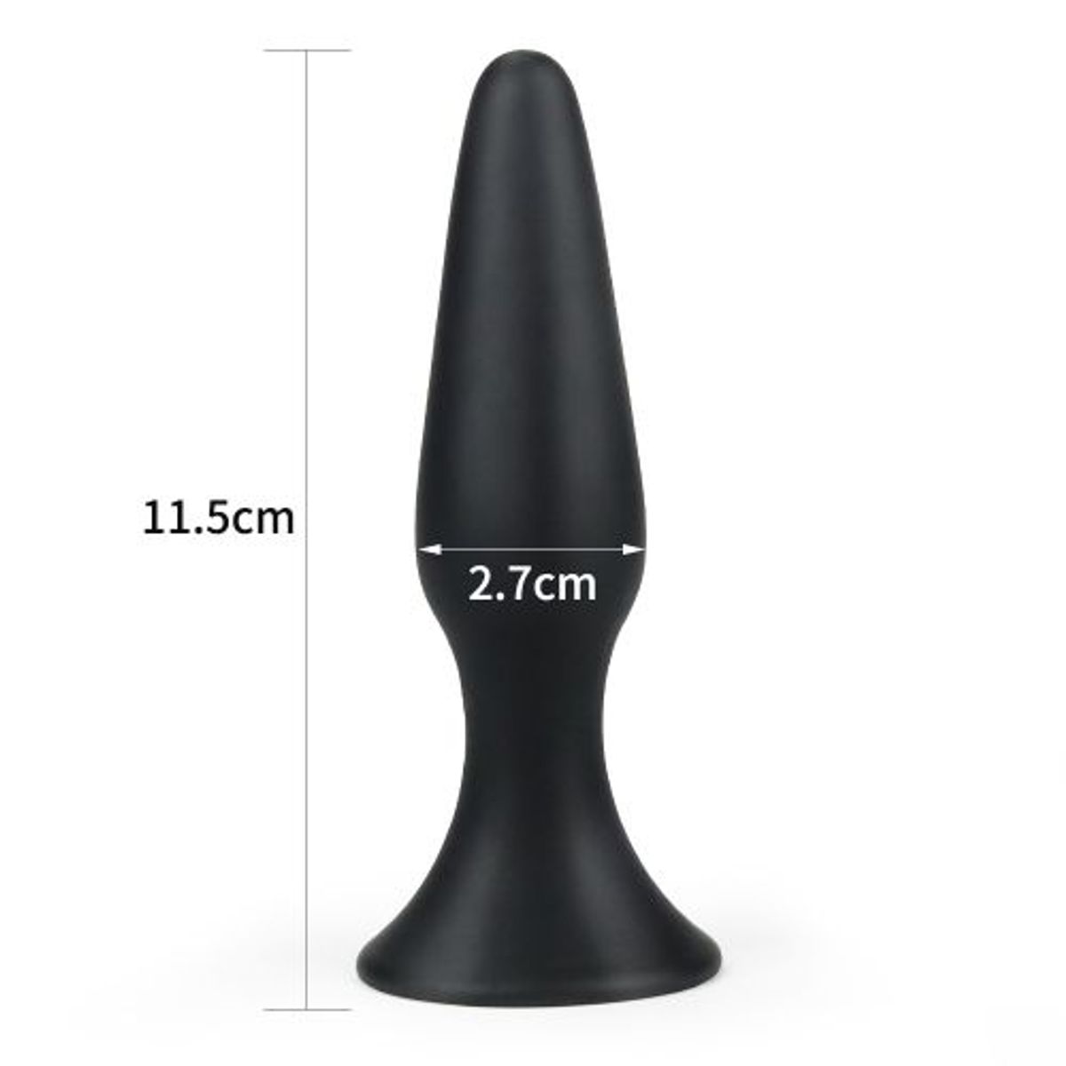 GENERICO - Butt Plug Slim Lure Me de 4.5 pulgadas