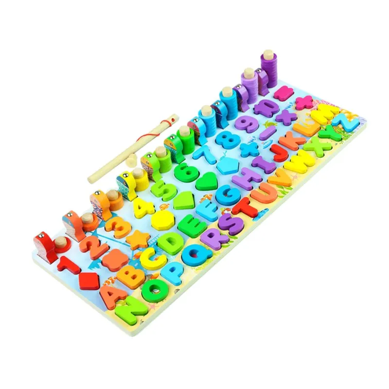 IMPORTADO MC - Juego Didáctico Tablero Montessori Multifuncional De Madera