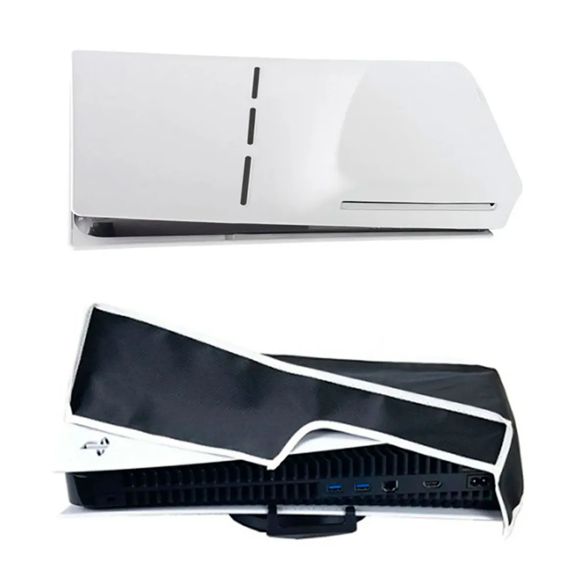 GENERICO - Funda Protectora PS5 Slim  Antipolvo y Humedad - Horizontal