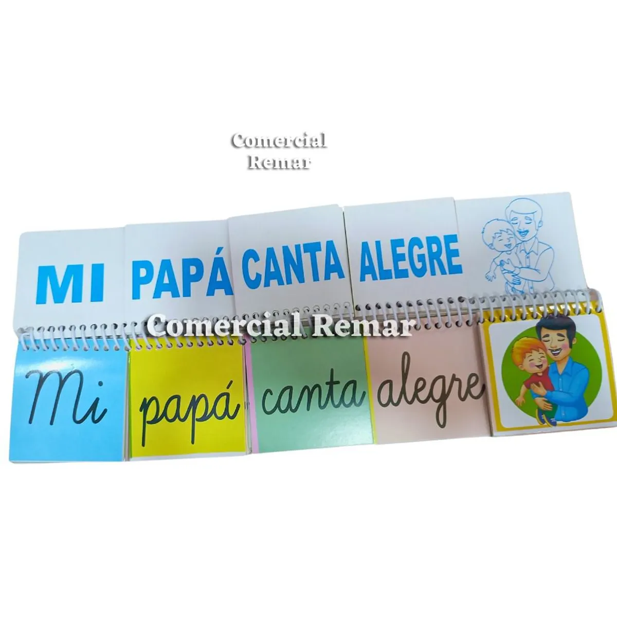 GENERICO - Anillado Educativo Formando Oraciones con Imágenes Didáctico