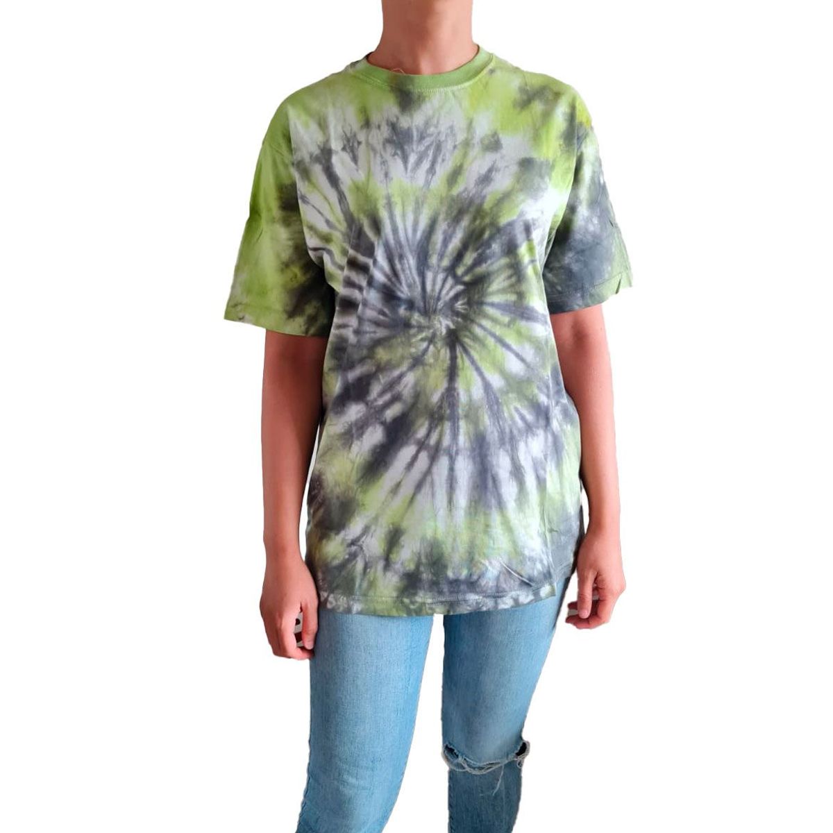 GENERICO - Polo mujer tie dye duo- Nathalie Love It - Verde