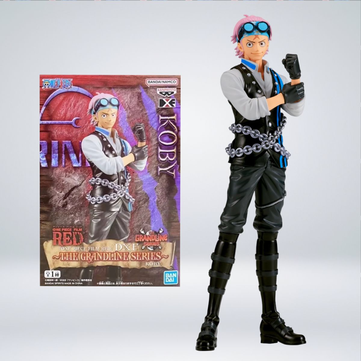 BANPRESTO - FIGURAS BANPRESTO ONE PIECE - KOBY FILM RED DXF GRAND SERIES