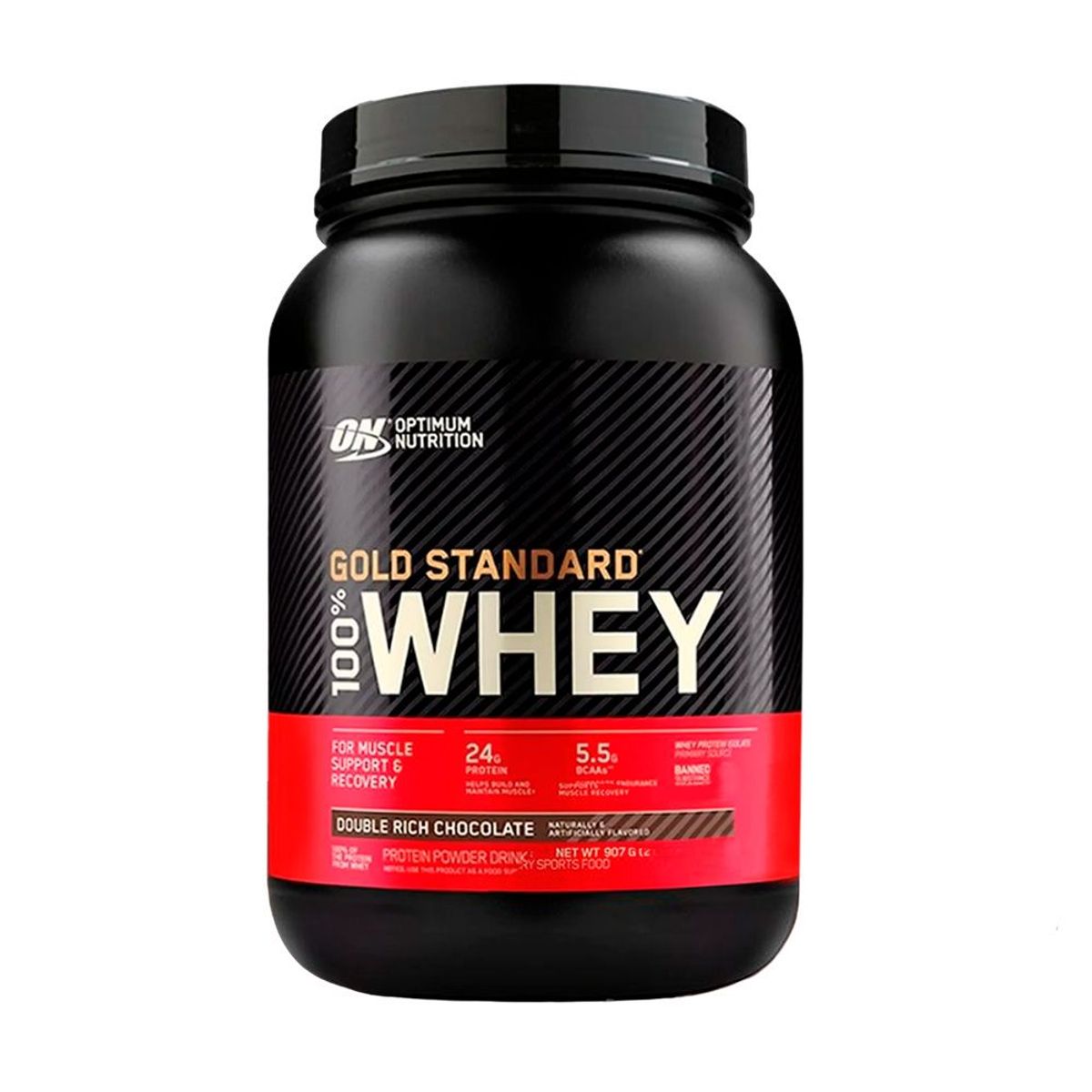 OPTIMUN NUTRITION - Proteína Optimum Nutrition Gold Standard 100% Whey 2lb Chocolate