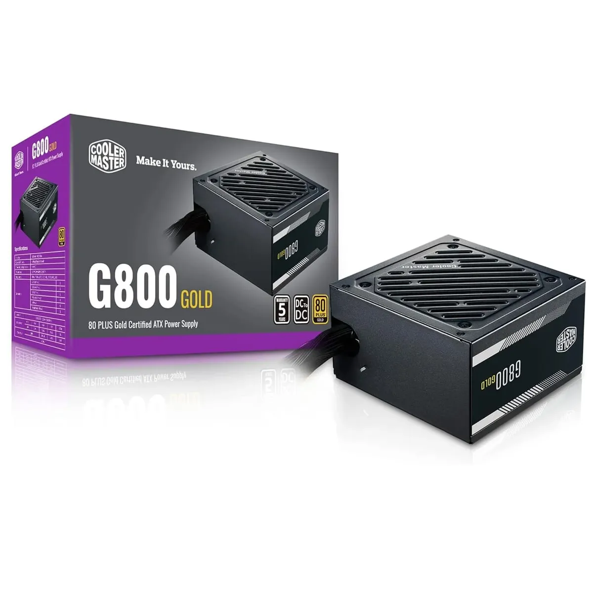 PREMIER - FUENTE DE PODER COOLER MASTER 800W 80 PLUS GOLD (G800)