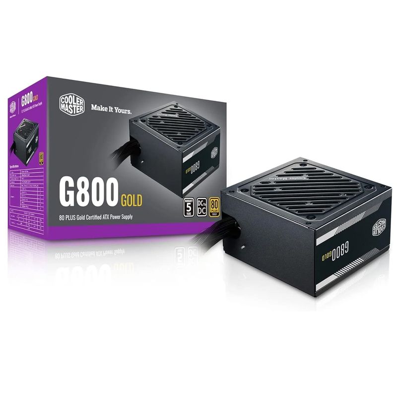 PREMIER - FUENTE DE PODER COOLER MASTER 800W 80 PLUS GOLD (G800)