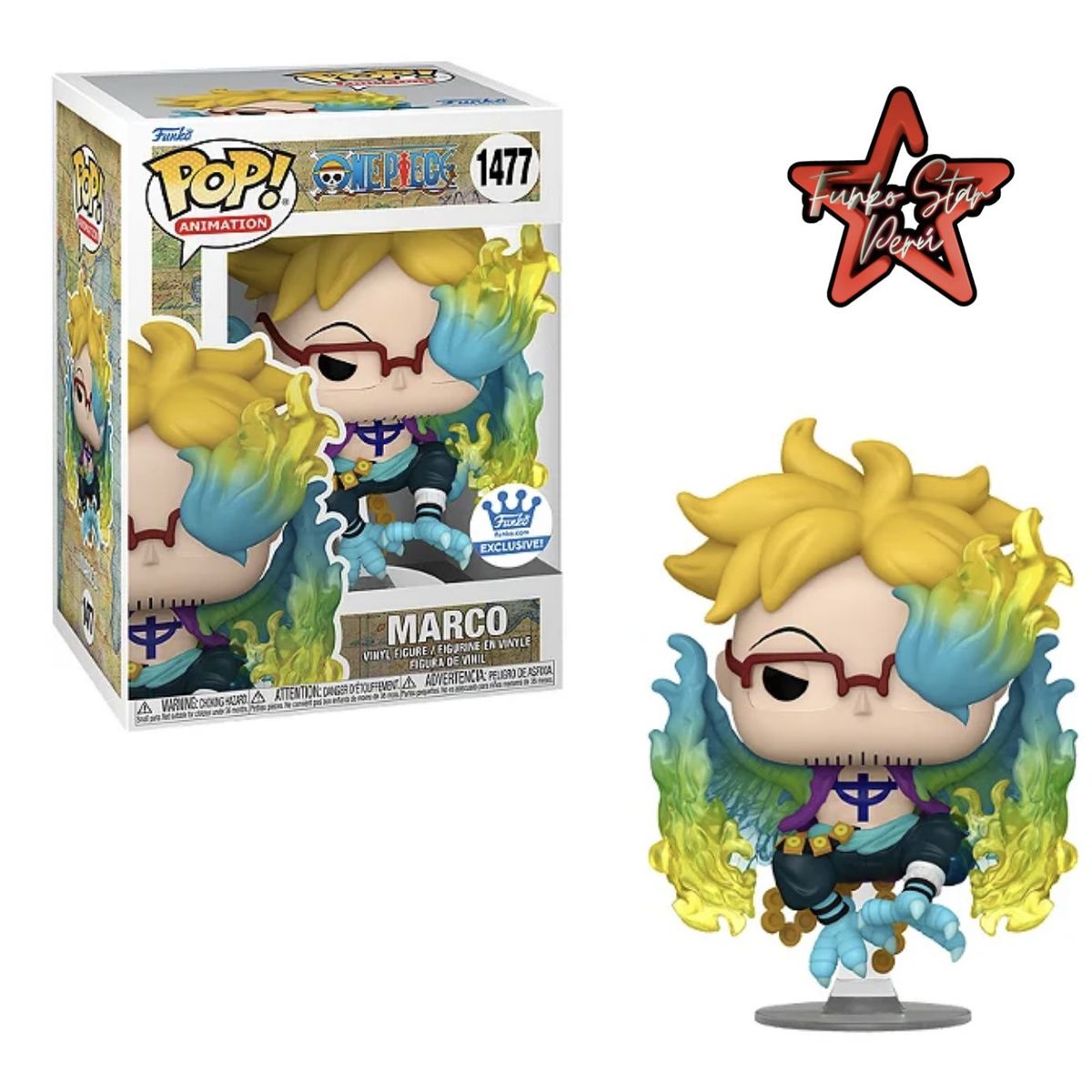 FUNKO - Funko Pop Marco 1477 One Piece Exclusivo