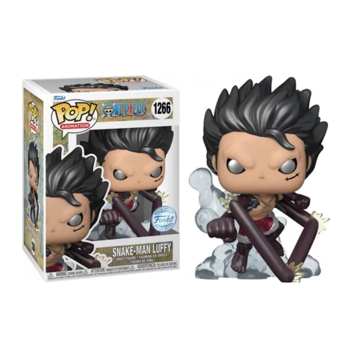 FUNKO - Funko Pop Snake Luffy 1266 One Piece Exclusivo Metalico