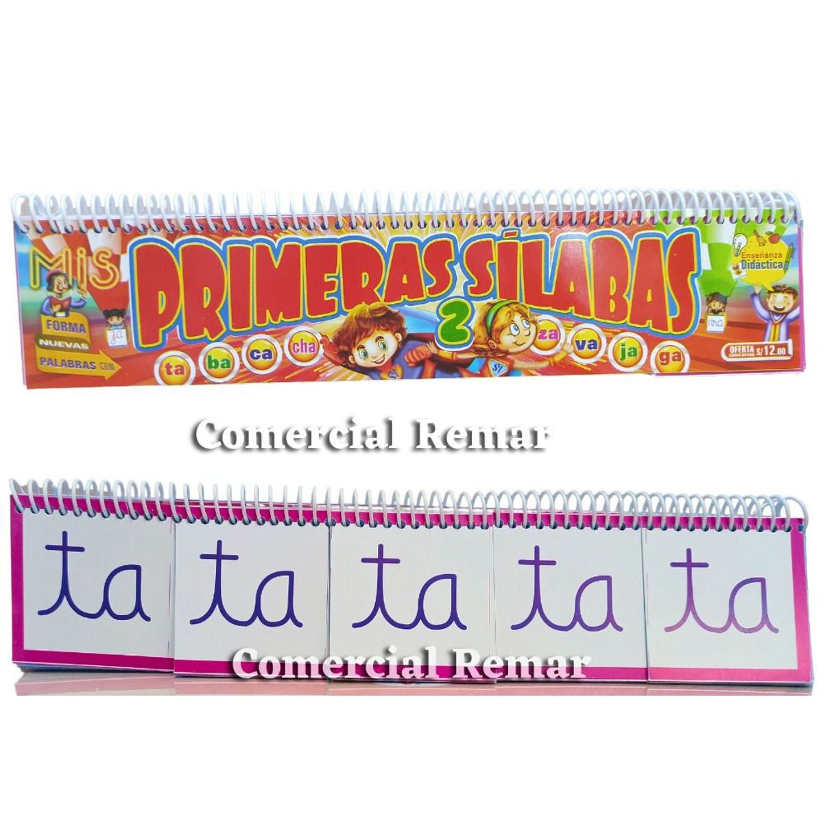 GENERICO - Anillado Educativo Mi Primera Sílaba Tomo 2 Silabario Móvil