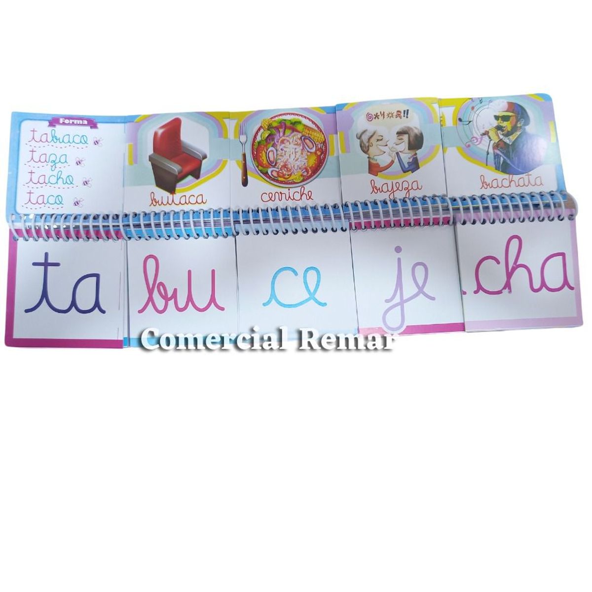 GENERICO - Anillado Educativo Mi Primera Sílaba Tomo 2 Silabario Móvil