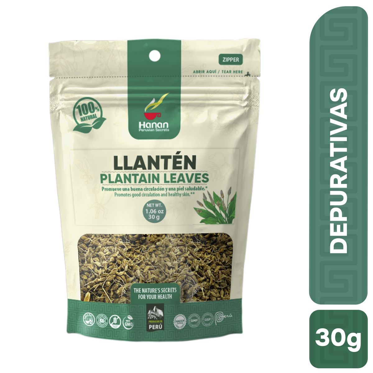 HANAN PERUVIAN SECRETS - Llanten Infusión Hanan 30g