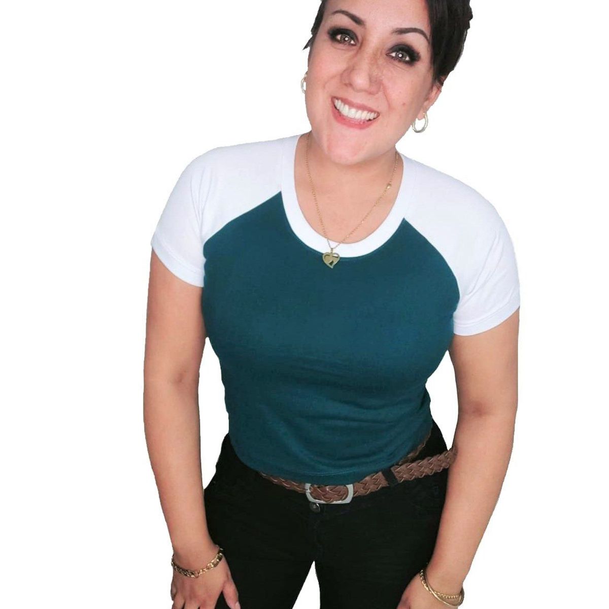 GENERICO - Polo Mujer Manga Corta Lesly - Nathalie Love It - Verde