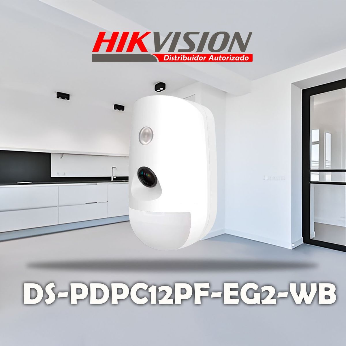 HIKVISION - HIKVISION DS-PDPC12P-EG2-WB - PIR INALAMBRICO CON CAMARA A COLOR