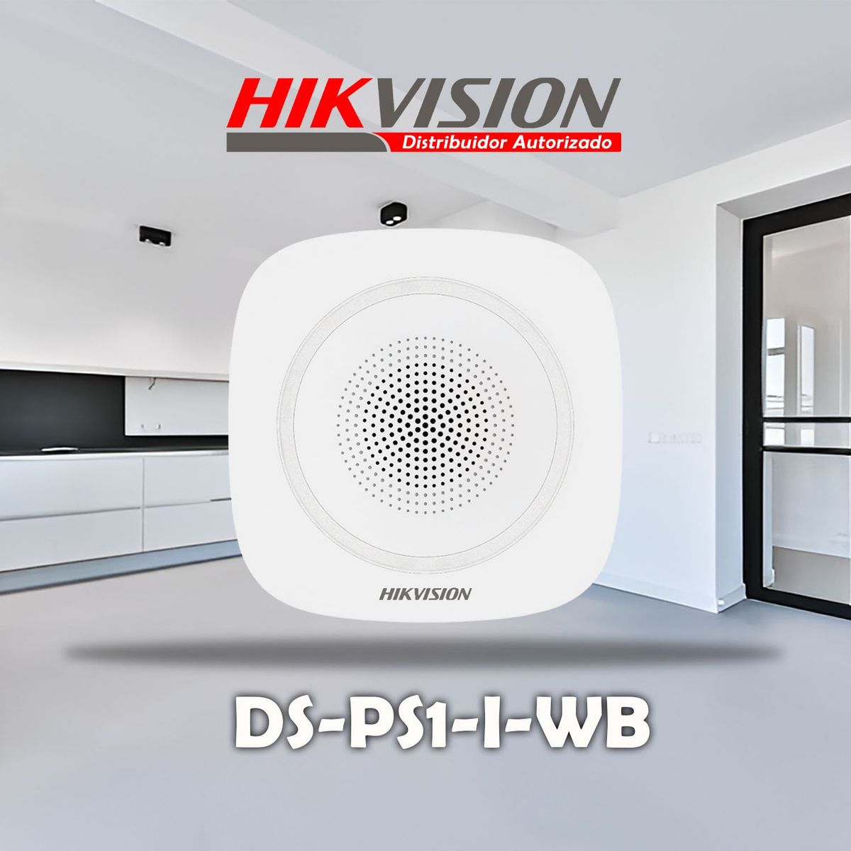 HIKVISION - SIRENA HIKVISION PARA AX PRP DS-PS1-I-WB INTERIOR WIFI LED