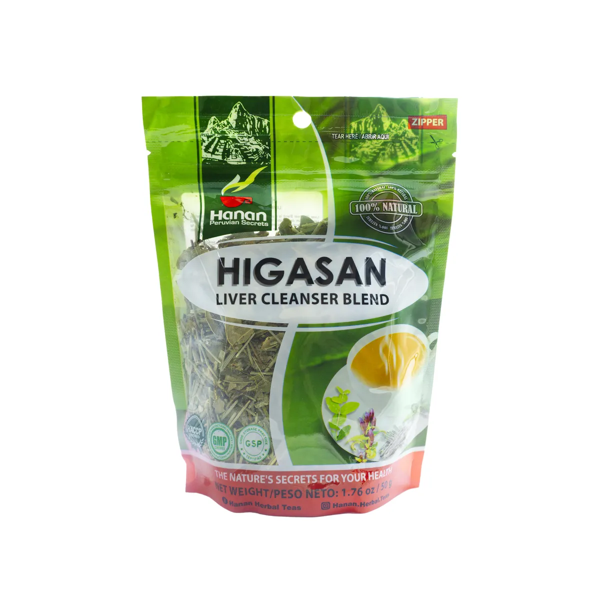 HANAN PERUVIAN SECRETS - Higasan Infusión Hanan Tripack 50g