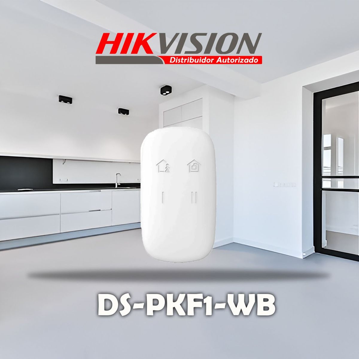 Hikvision - HIKVISION DS-PKF1-WB - PULSADOR INALAMBRICO DE ALARMA