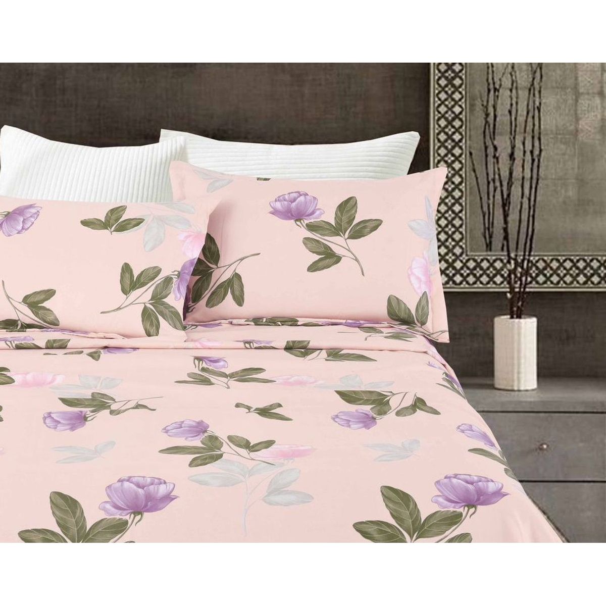 VENECIA - Set de Sabanas 2 Pz + Fundas Modelo - Europeo de 4 piezas