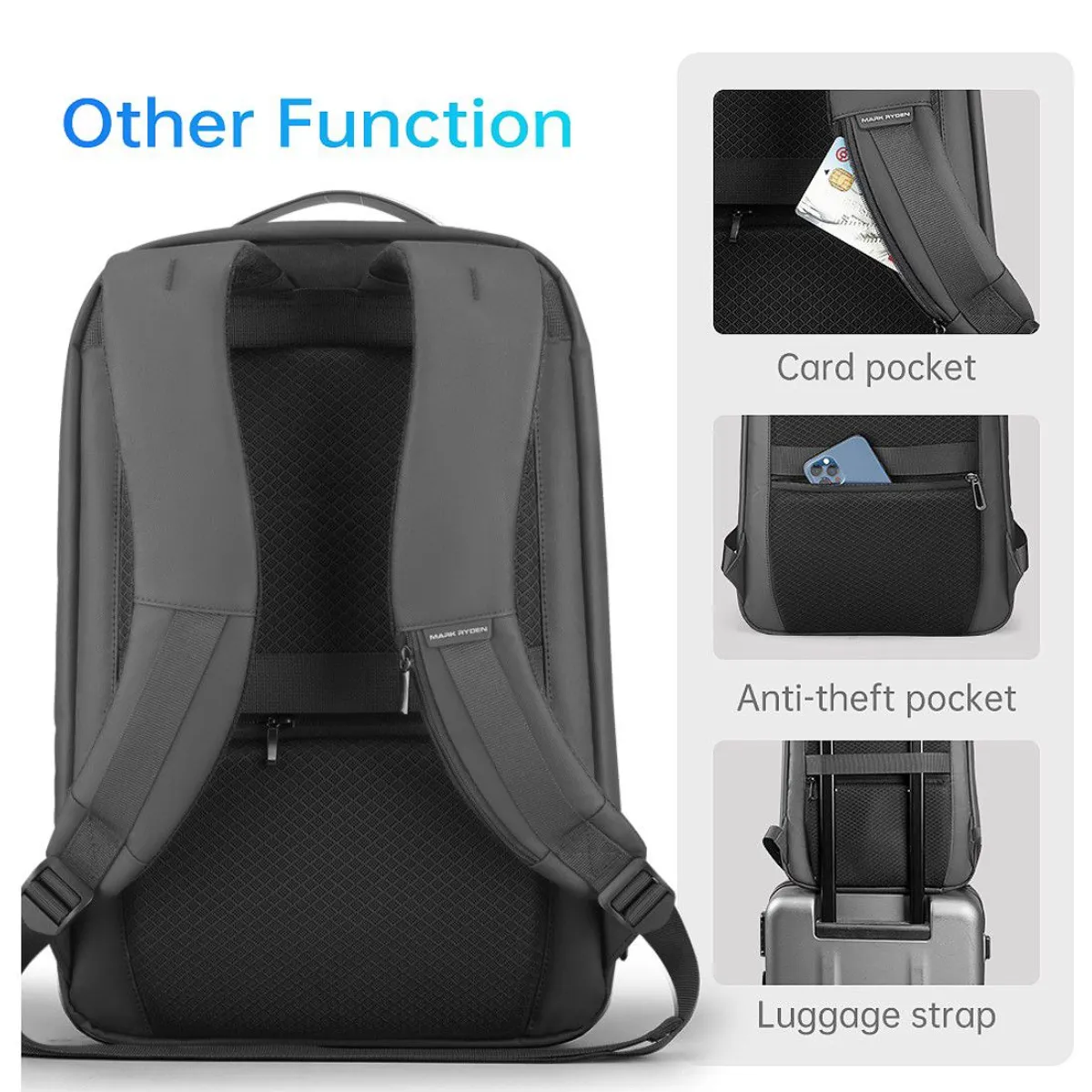 MARK RYDEN - Mochila Mark Ryden Modelo Metropolitan XL MR9008SJ