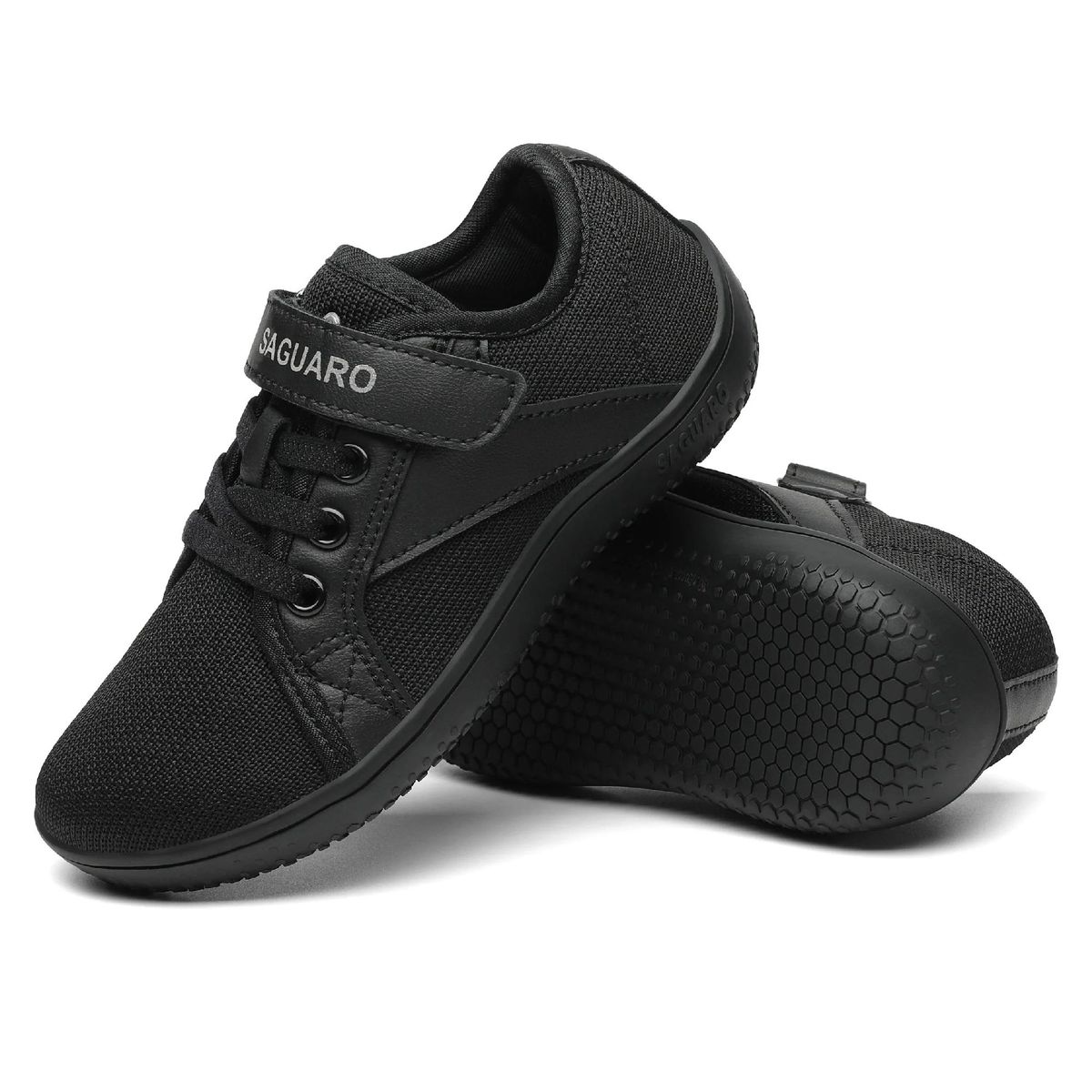 SAGUARO - Saguaro - Zapatilla Niños Barefoot Free Walker Luck Ⅰ - Negro