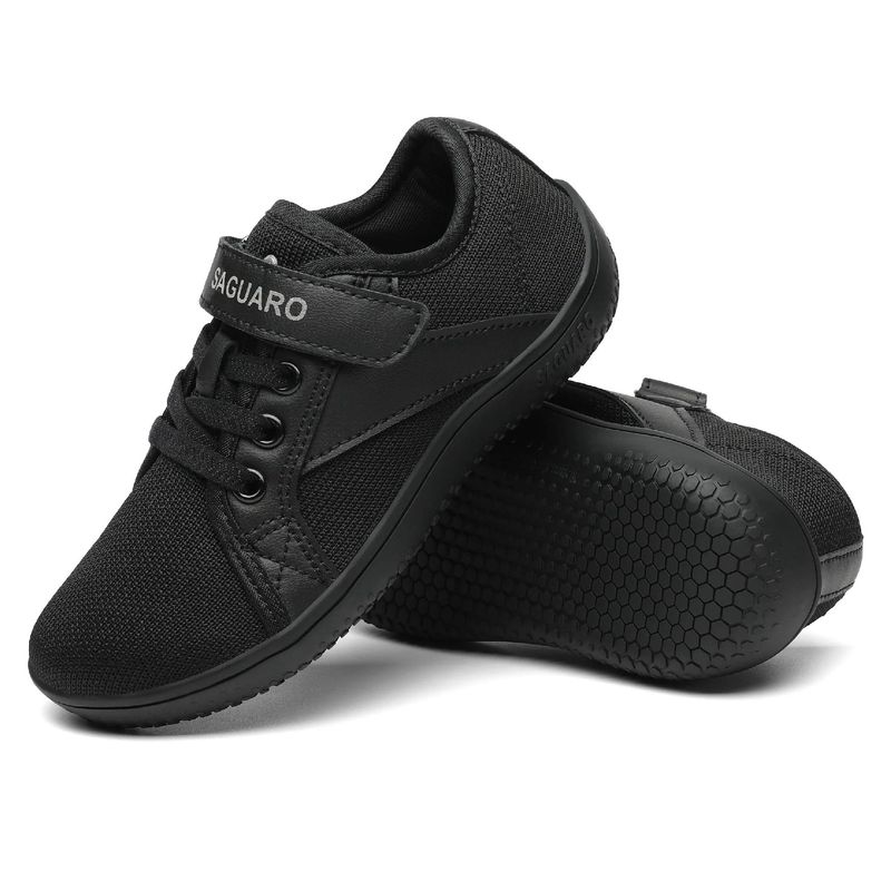 SAGUARO - Saguaro - Zapatilla Niños Barefoot Free Walker Luck Ⅰ - Negro