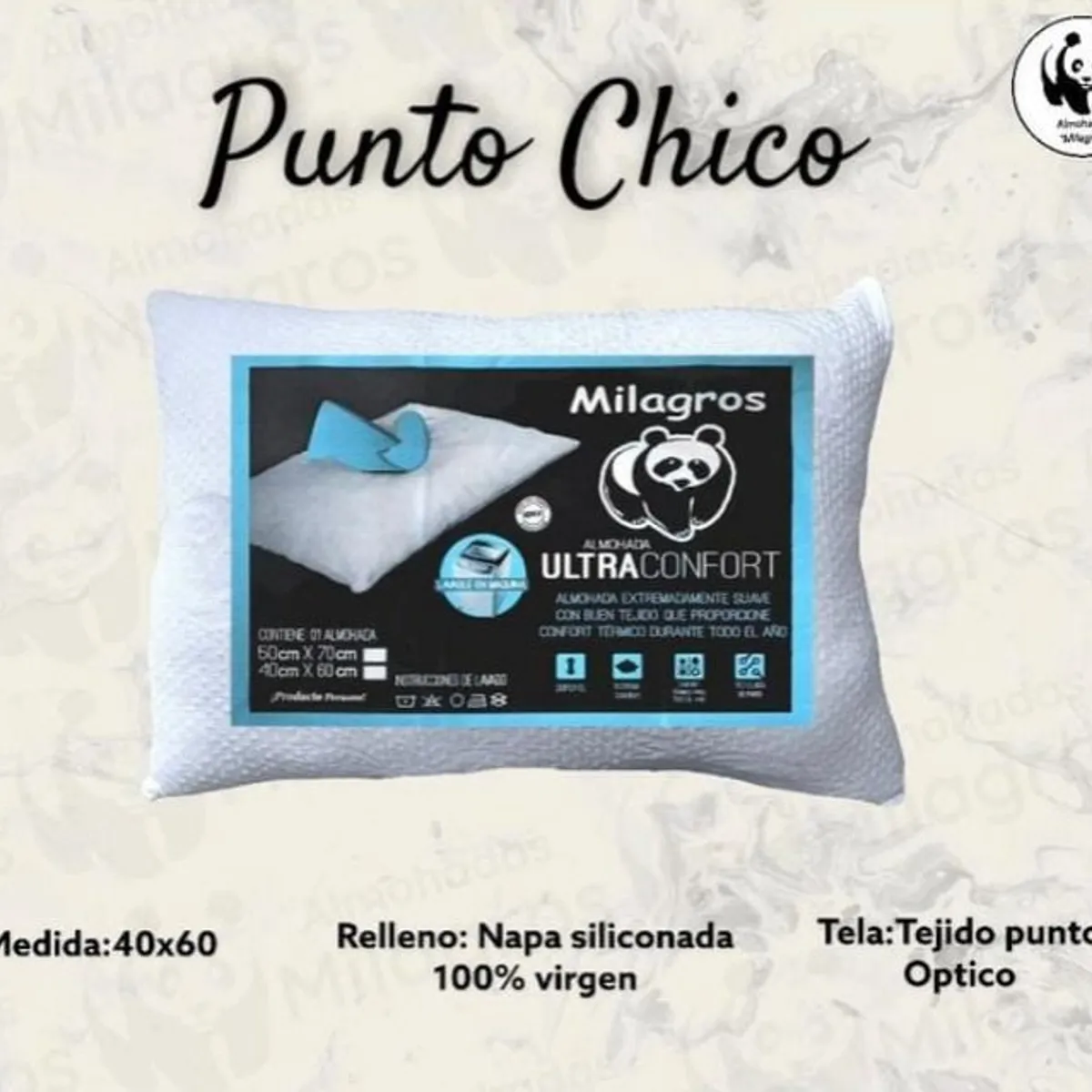 DISEÑO ORIGINAL - ALMOHADA DE TELA PUNTO.