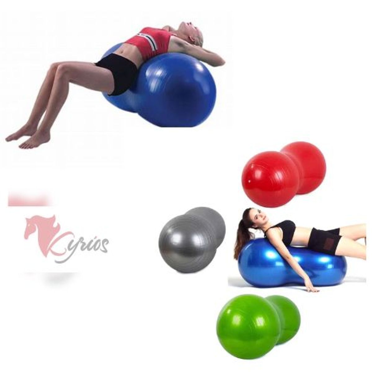 GENERICO - Balón Pilates Maní 105 x 55cm