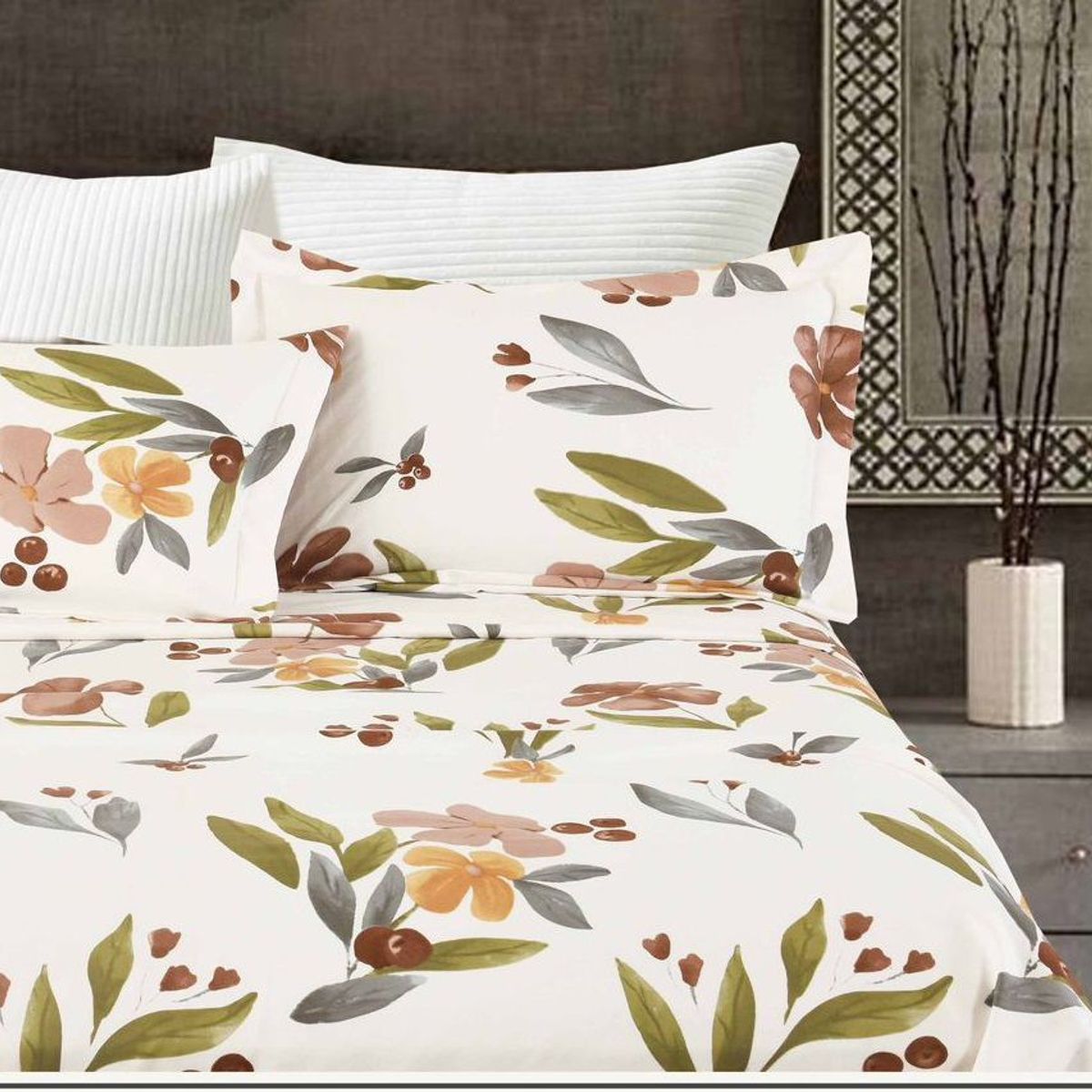 VENECIA - Set de Sabanas 2 Pz + Fundas Modelo Europeo de 4 piezas