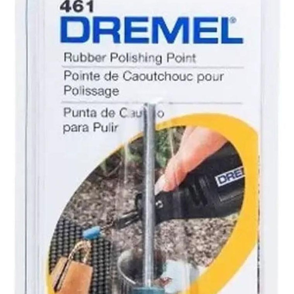 Punta de Caucho Cilíndrica 1/4" Dremel 461, marca DREMEL - Foto Principal