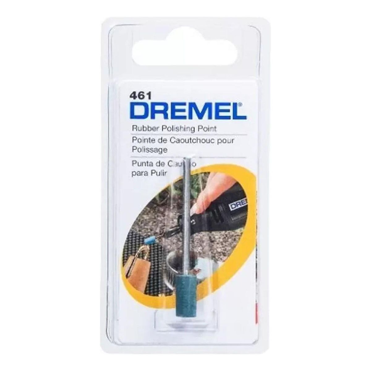Punta de Caucho Cilíndrica 1/4" Dremel 461, marca DREMEL - Foto Principal