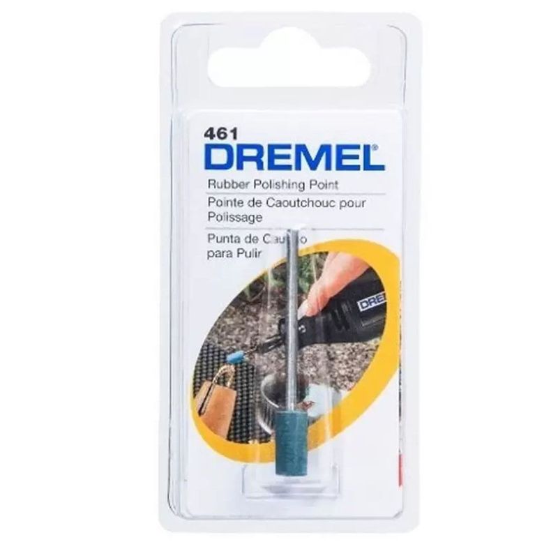 DREMEL - Punta de Caucho Cilíndrica 461 Dremel  1/4"