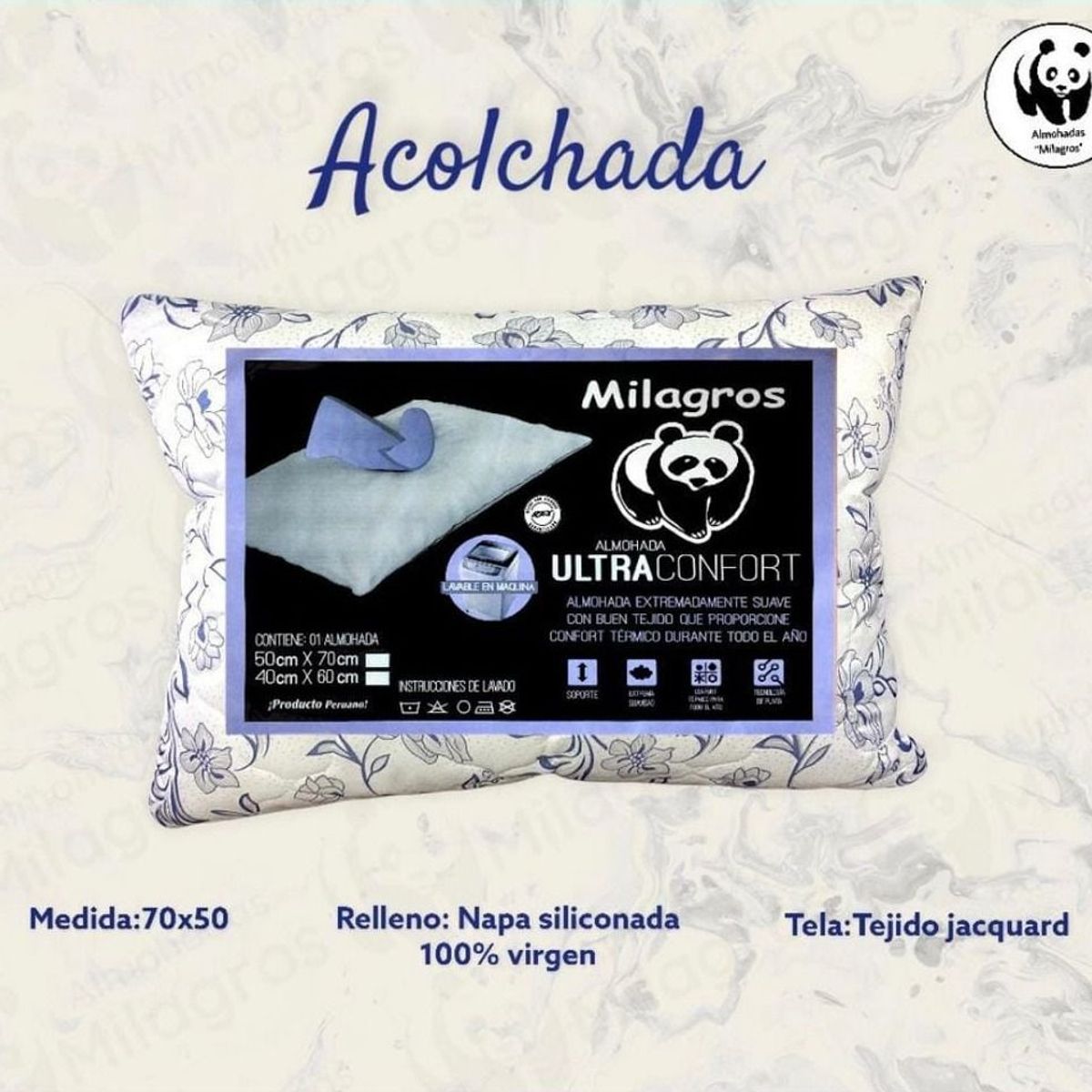 CUTE - ALMOHADA TELA ALCOLCHADA.