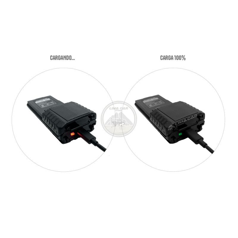 BAOFENG - Batería extra 3800 mAh USB tipo C Radio Baofeng UV5R