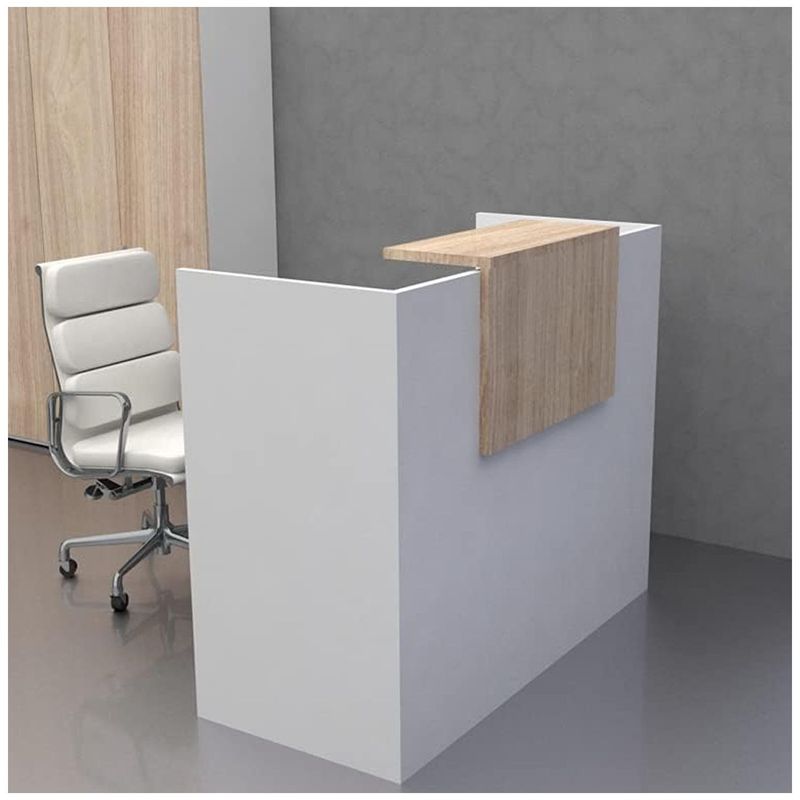 VENTITAS HOME - Counter para Recepción Filin Ventitas Home Rovere y Blanco