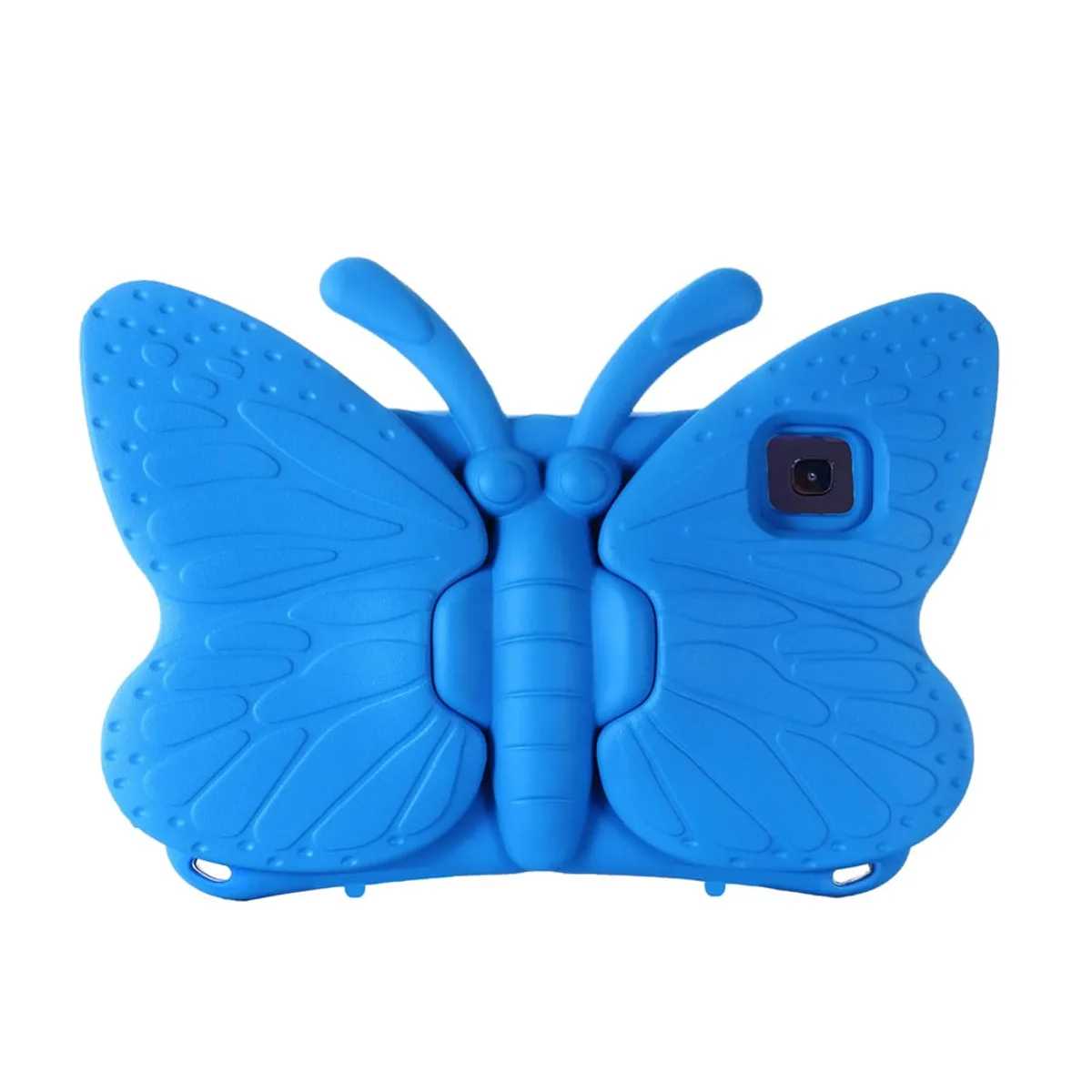 GENERICO - Funda para Lenovo Tab M10 Plus 2da Gen 103 de Goma Mariposa Celeste