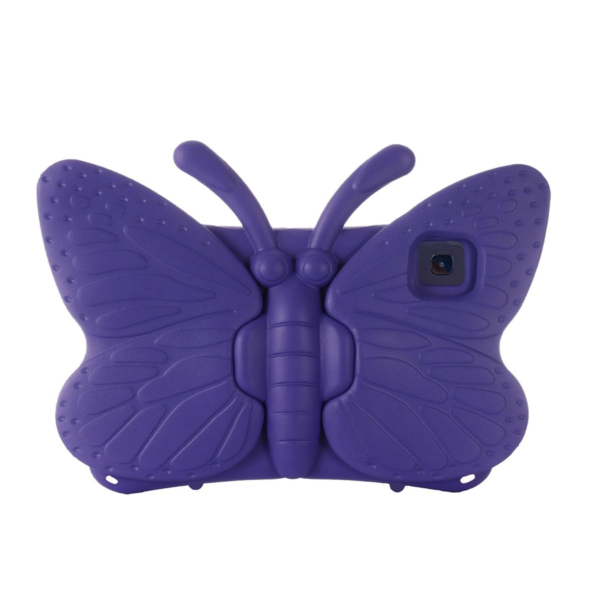 GENERICO - Funda para Tablets Tab 10 de Goma Mariposa Morada Resistente