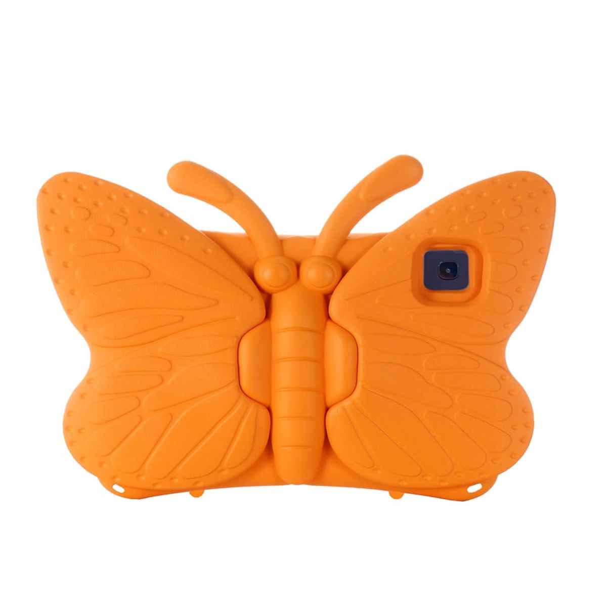 GENERICO - Funda para Lenovo Tab M10 Plus 2da Gen 103 de Goma Mariposa Naranja