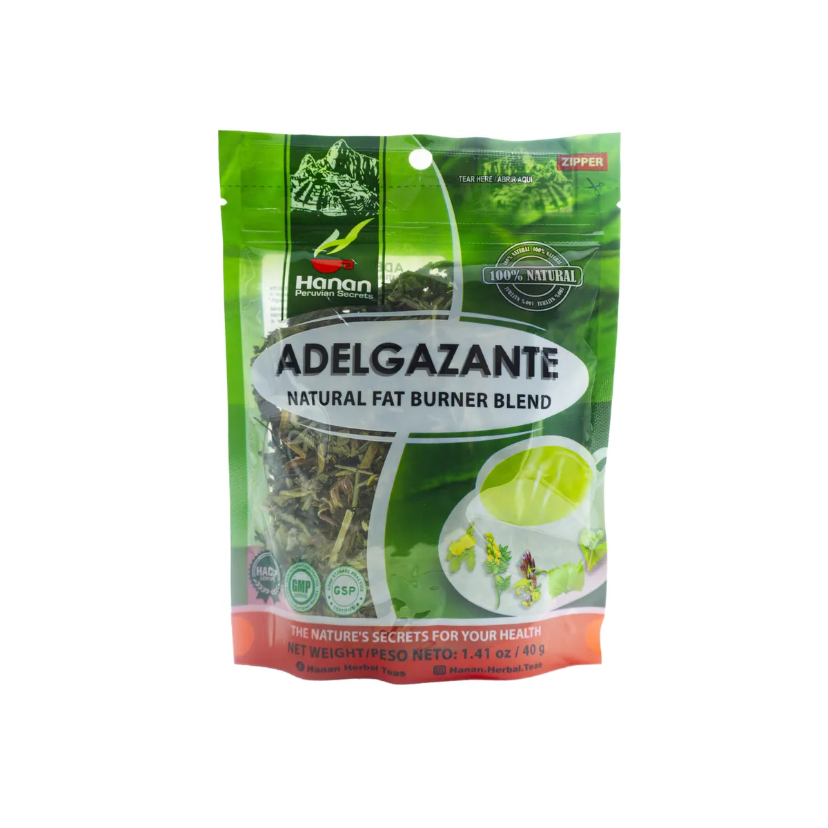 HANAN PERUVIAN SECRETS - Adelgazante Infusión Hanan Tripack 40g