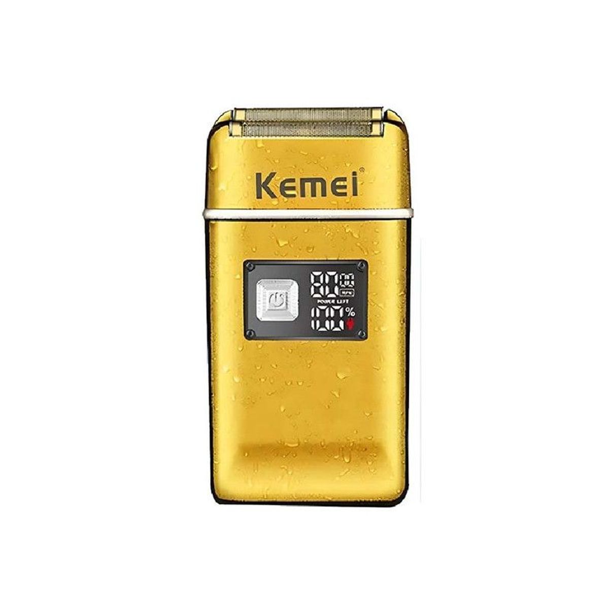 KEMEI - Afeitadora Shaver Dorada KEMEI TX-8
