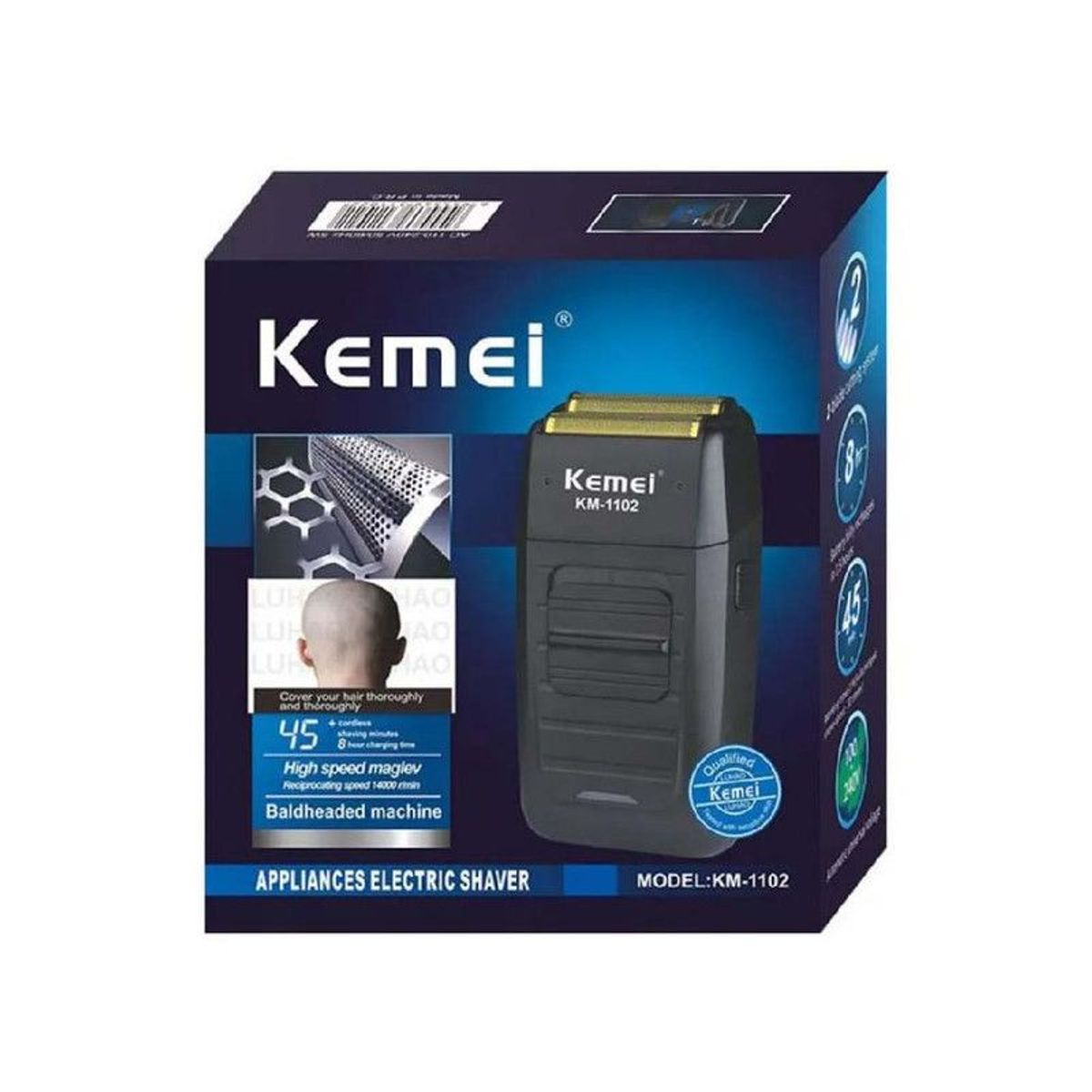 KEMEI - Afeitadora Profesional Multifunción recargable KEMEI KM-1102